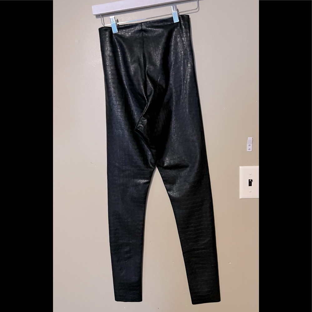 Commando Faux Leather Animal Print Leggings NWT - Picture 5 of 12